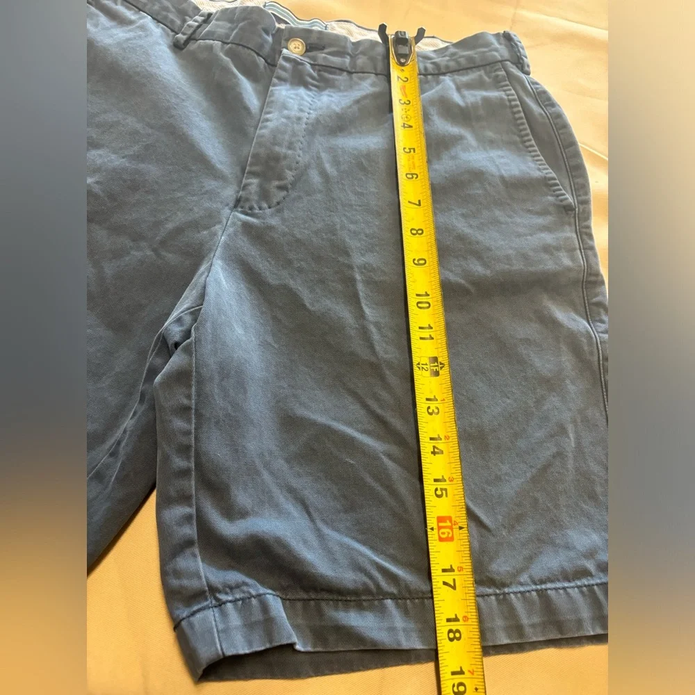 Peter Millar‎ Chino Shorts Men 34 Blue Pima Cotton